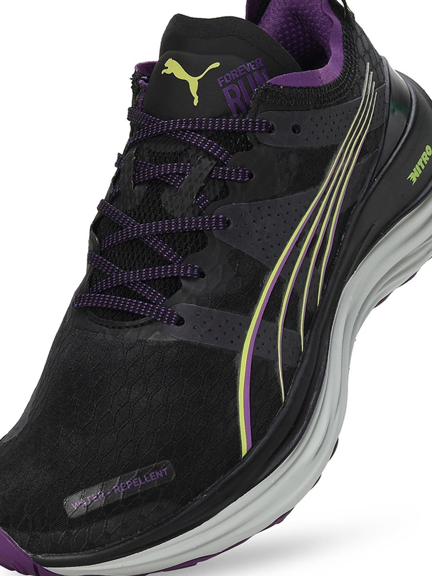 Puma Women's ForeverRun NITRO WTR Black Running Shoes