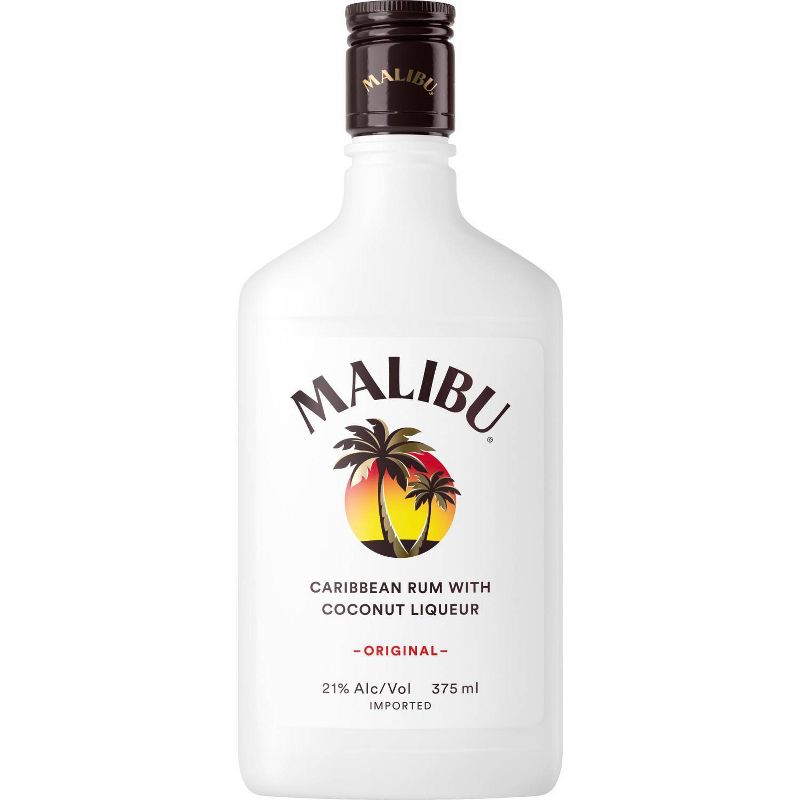 Malibu Coconut Caribbean Rum - 375ml Plastic Bottle