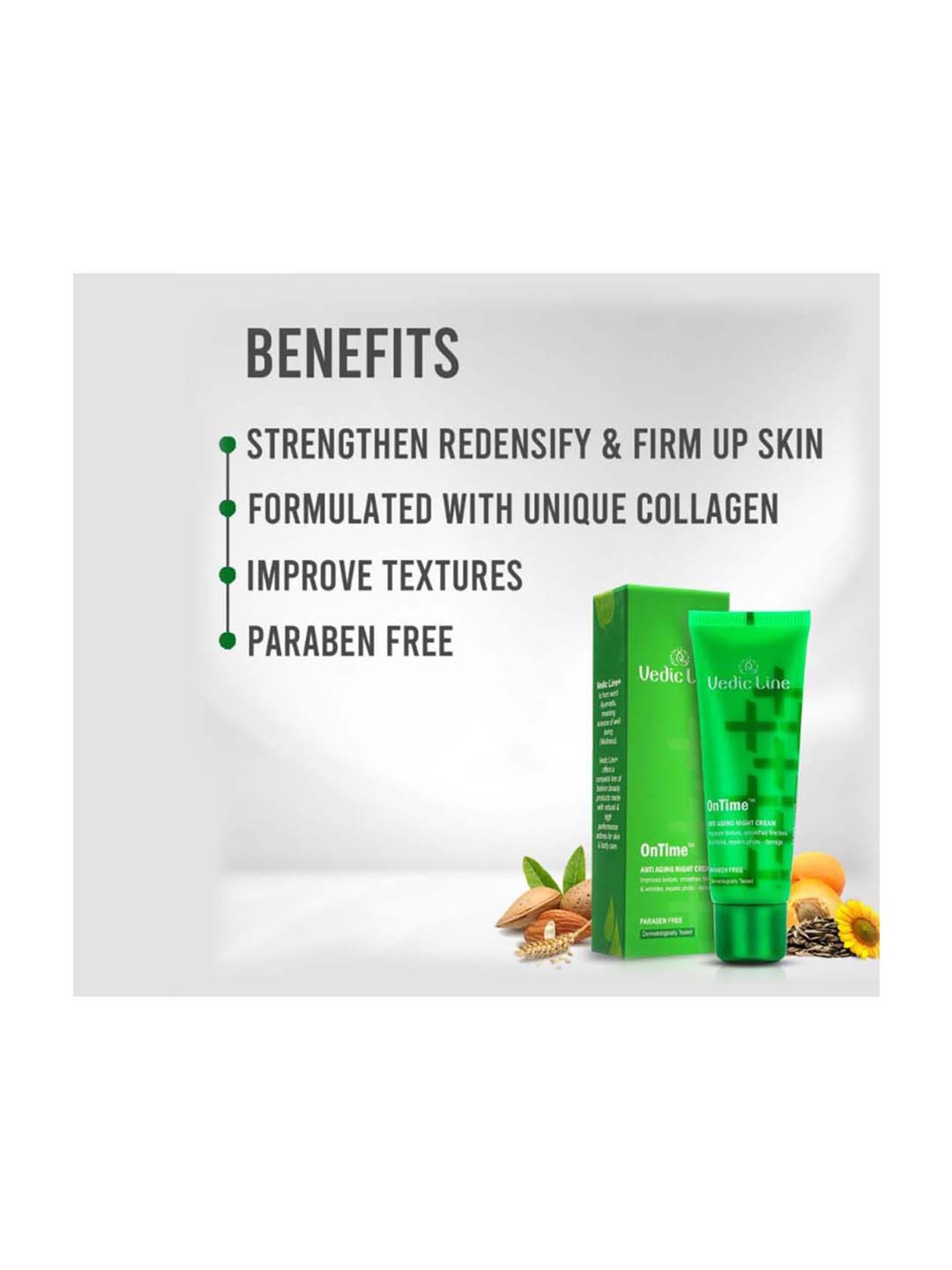 VEDIC LINE OnTime ? Anti Ageing Night Cream - 50 ml