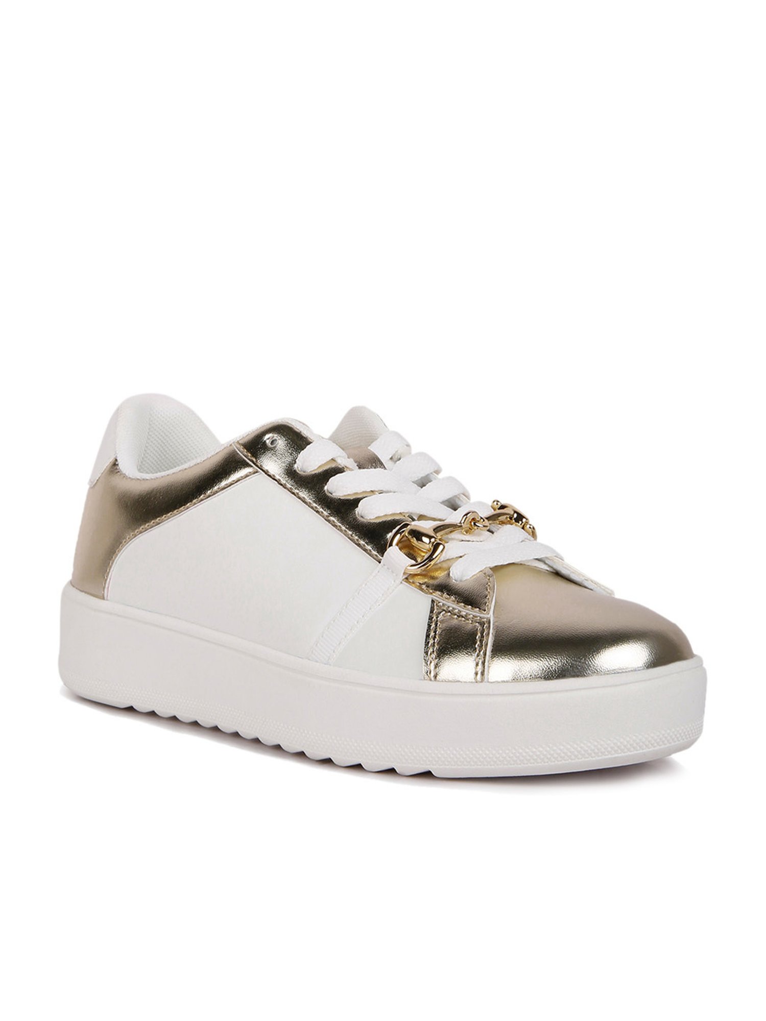 London Rag Women's Golden Casual Sneakers
