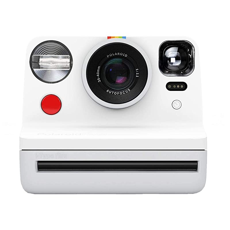 Now I-Type Instant Film Camera - Blue Bundle with a Color i-Type Film Pack (8 Instant Photos) and a Lumintrail Cleaning Cloth