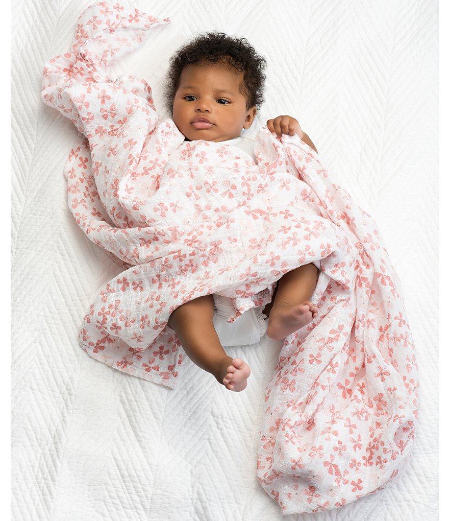 Aden Anais Baby Girls 4-Pack Printed Birdsong Swaddle Blankets