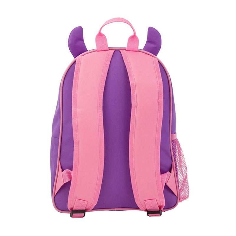 Stephen Joseph Sidekick Kids Toddler Backpack School Bag with Adjustable Straps and Mesh Side Pocket for Boys and Girls, Llama