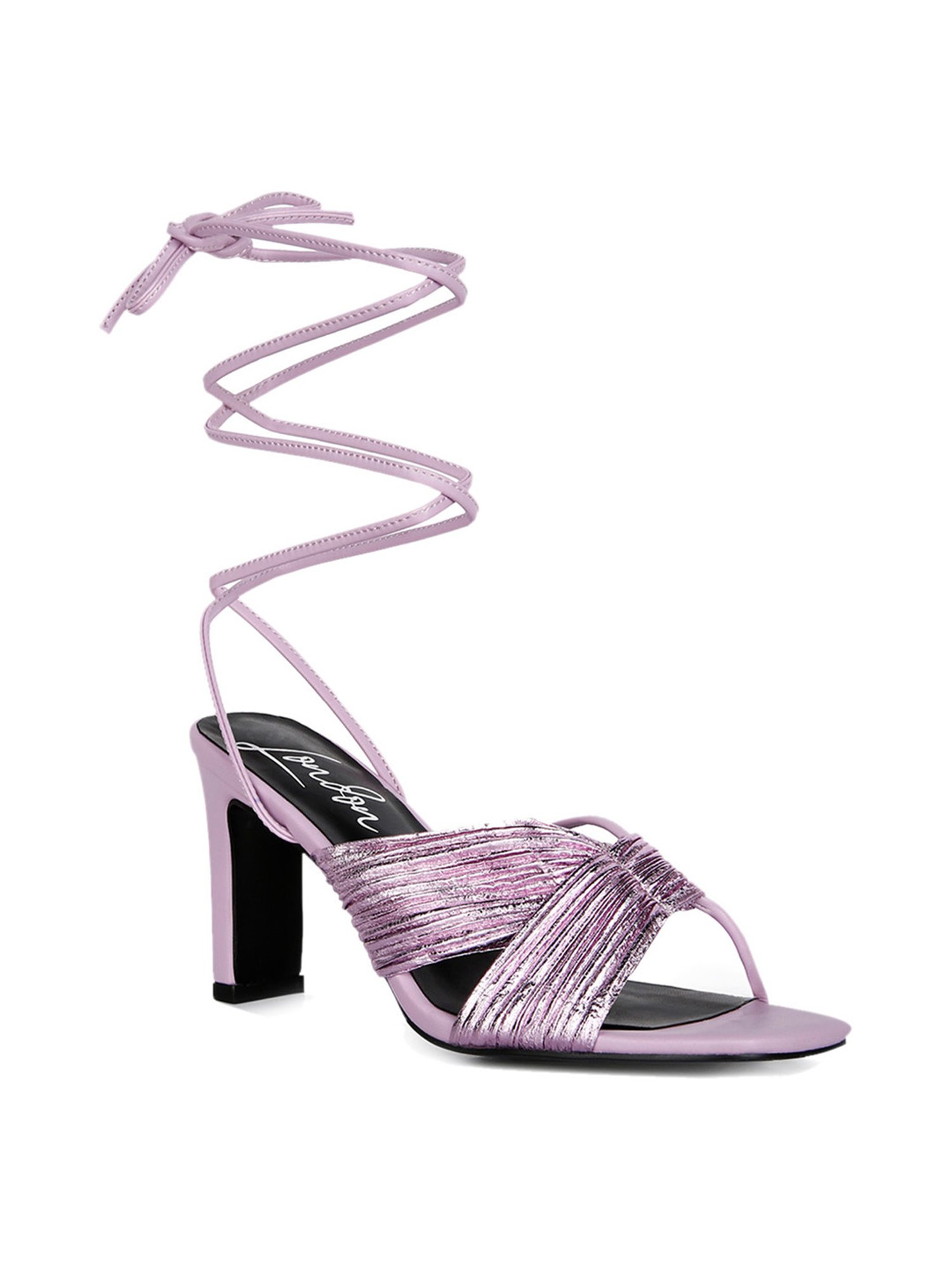 London Rag Women's Purple Gladiator Sandals