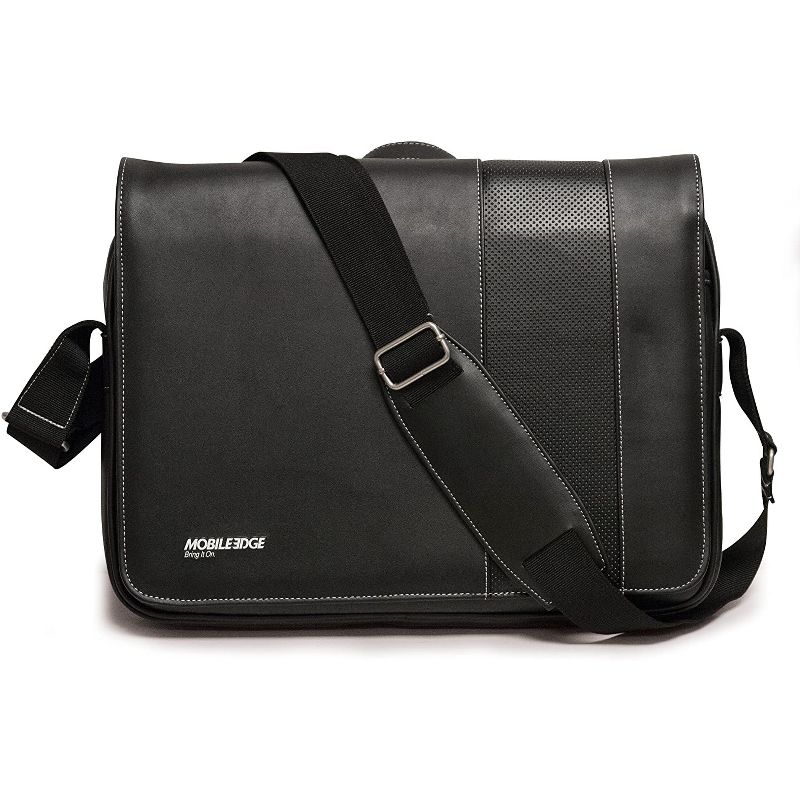 Mobile Edge Slimline Chromebook Laptop Messenger Bag 14 Inch (MEUTSMB5), Black