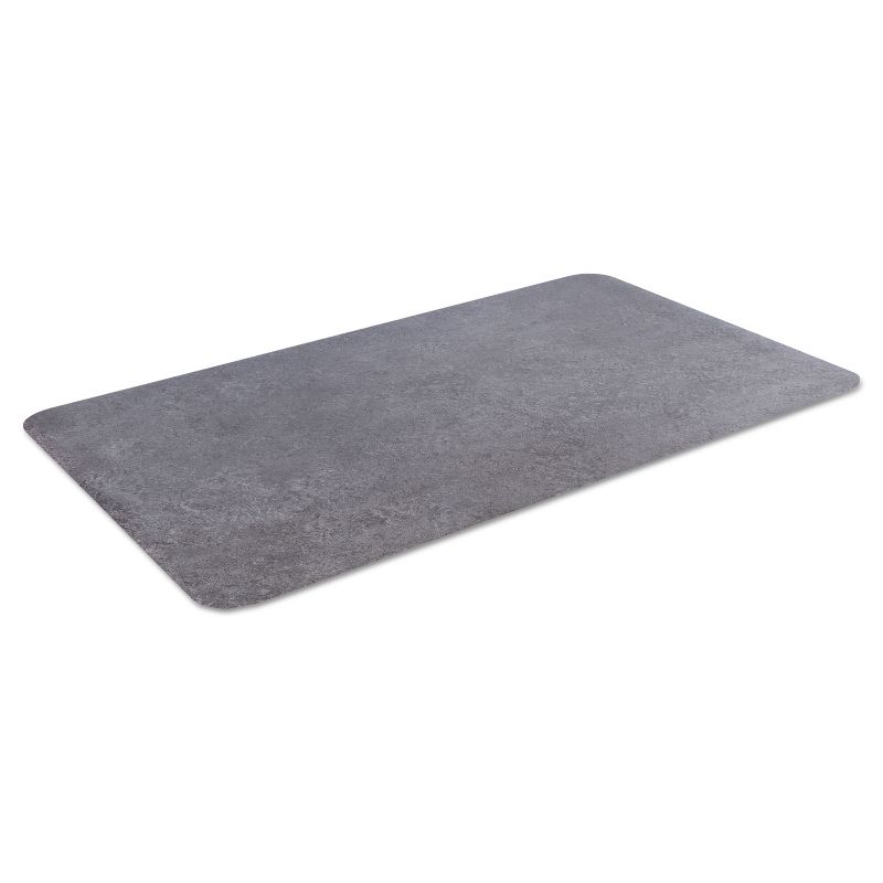 9"x2'3" Rectangle Floor Mats Gray - Crown