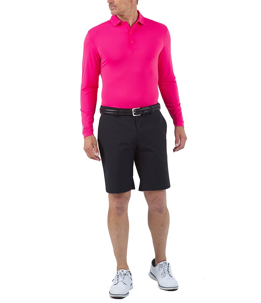 IBKUL Long-Sleeve Ice Fil&reg; Polo Shirt