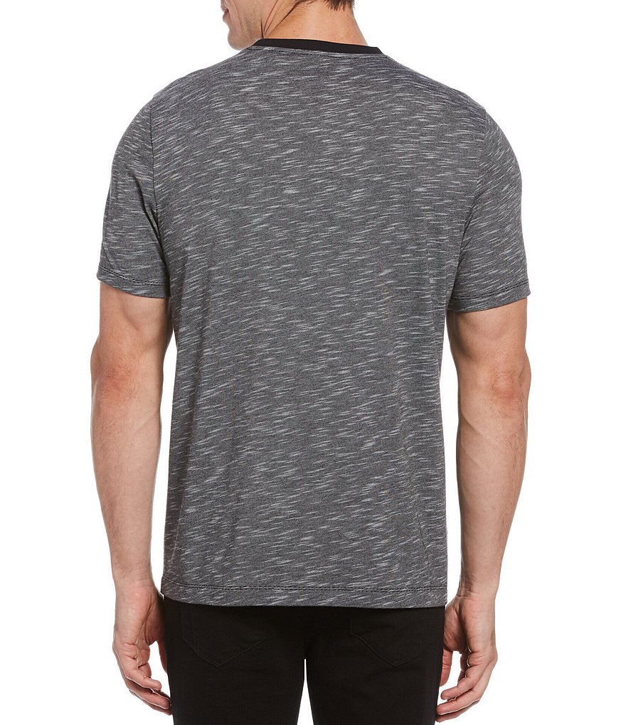 Perry Ellis Slub Textured Short-Sleeve Tee