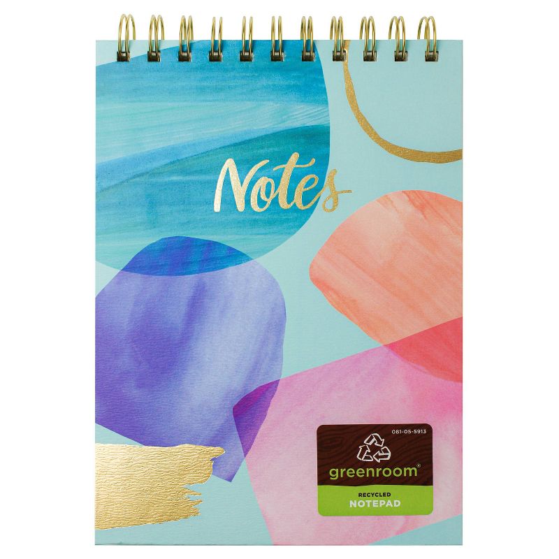 6" x 8" Spiral Notepad Fashion Watercolor - greenroom