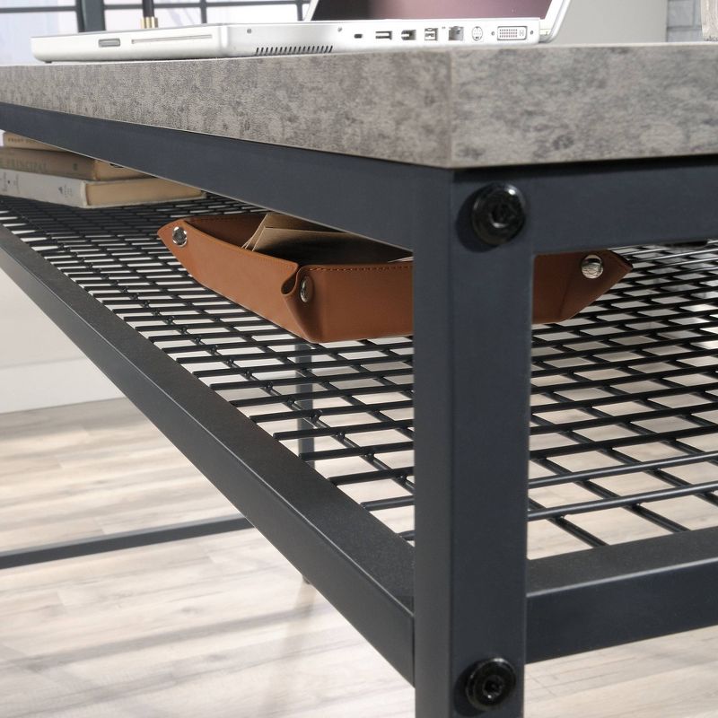 Market Commons L Desk Walnut - Sauder