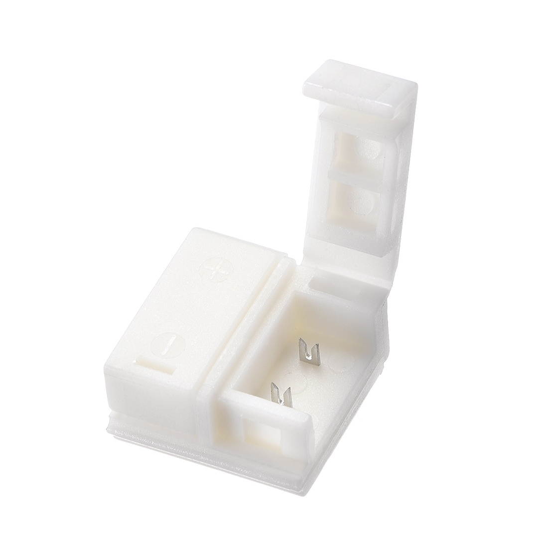 10mm 2P LED Strip Connector Solderless for Single Color 5050 Strip Waterproof Lights 10Pcs