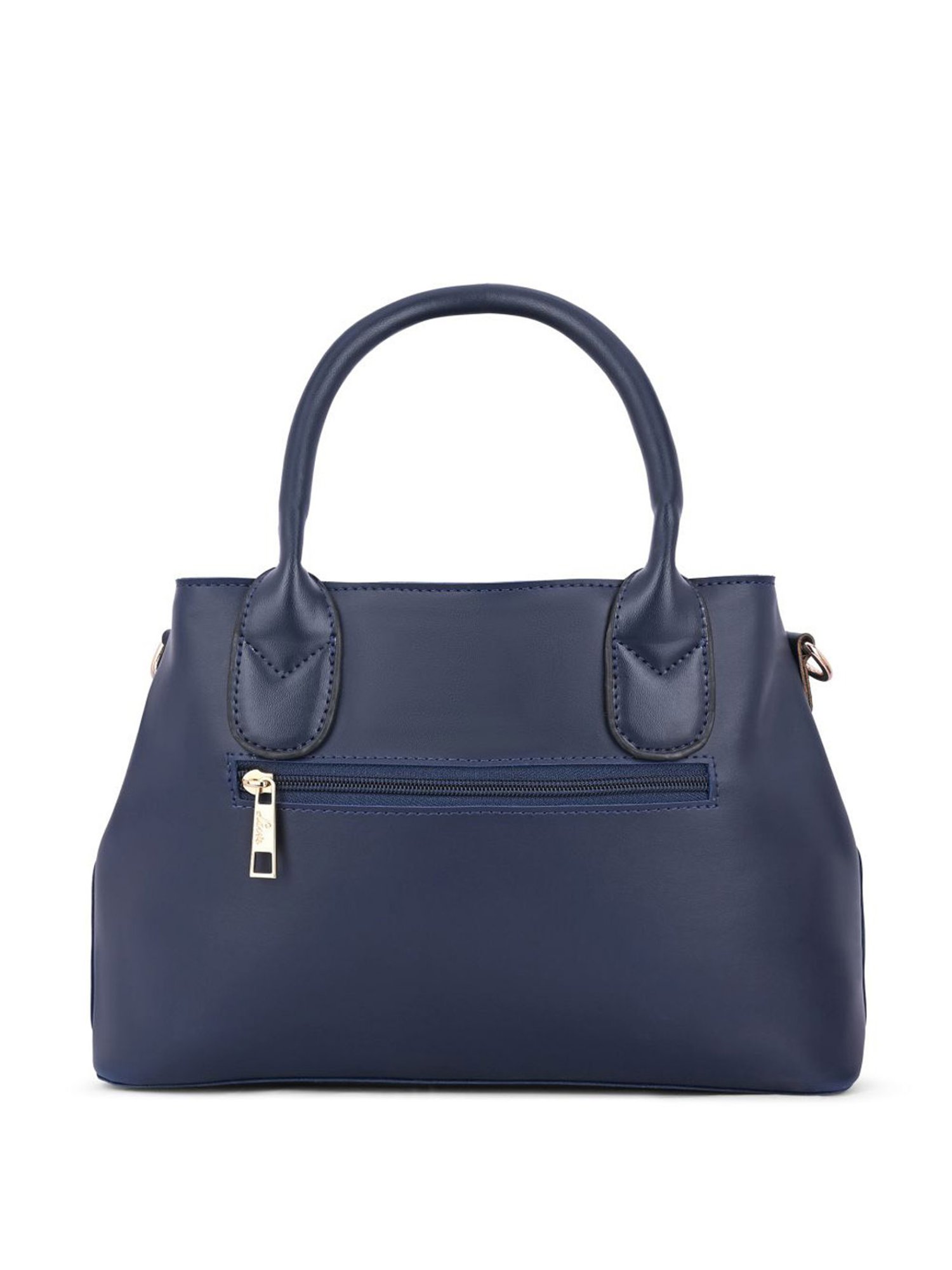 Lavie Wuru Navy Synthetic Solid Handbag