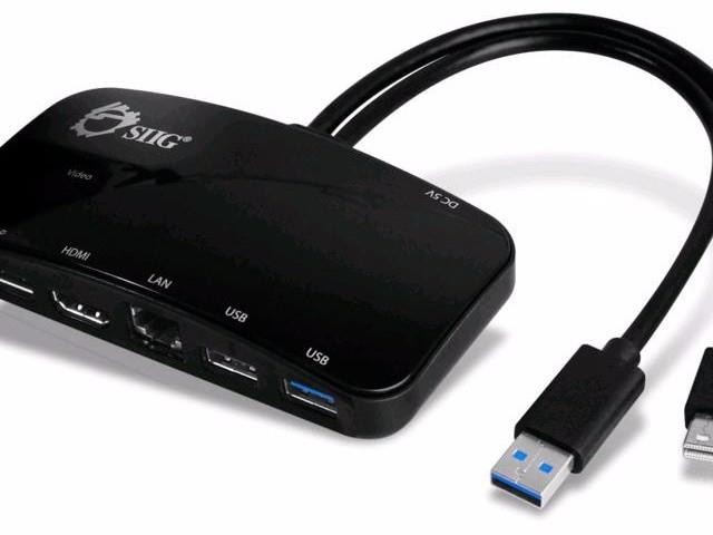 USB 3.0 CONNECTION AND GIGABIT ETHERNET