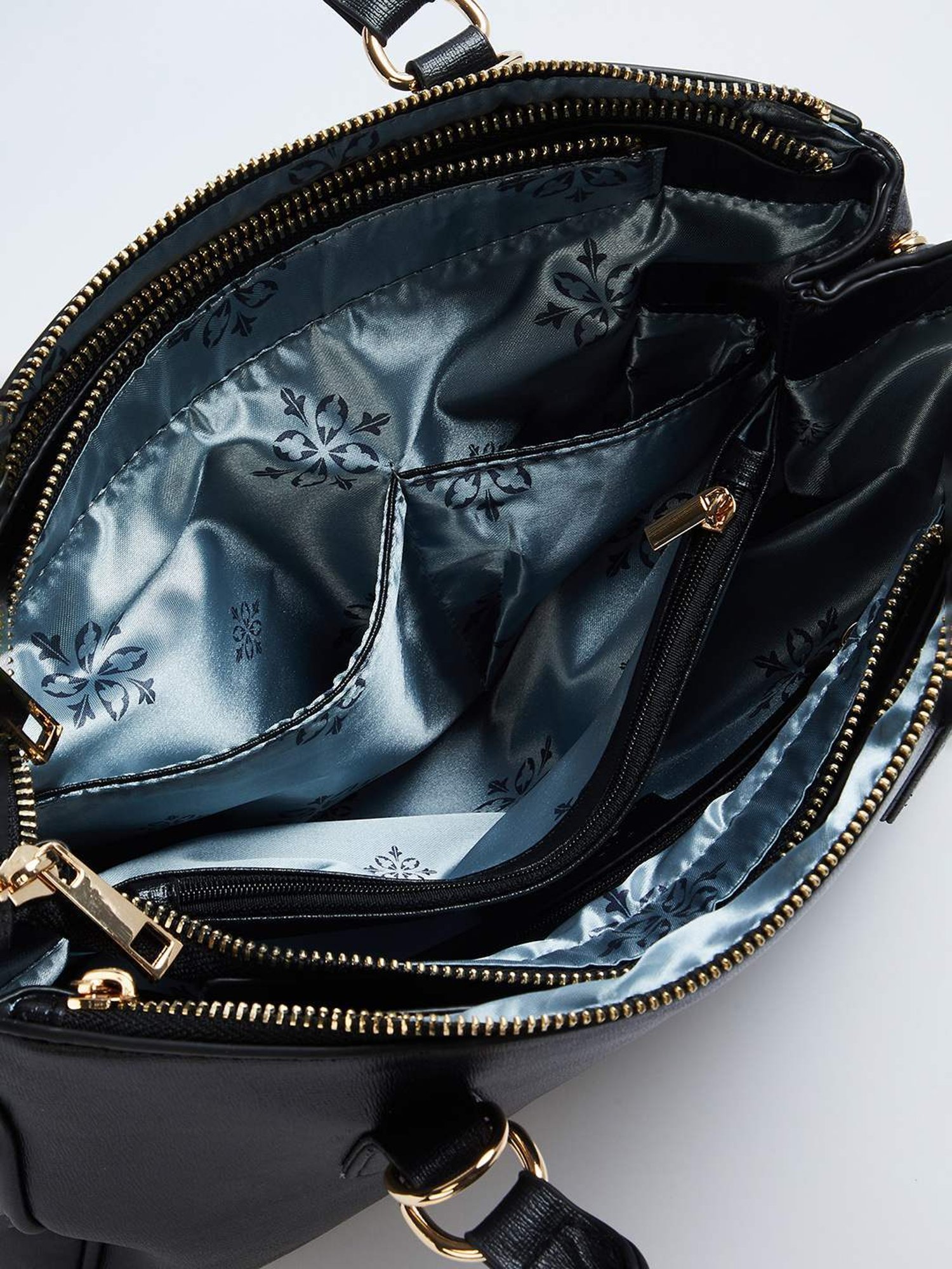 Code by Lifestyle Black Solid Handbag