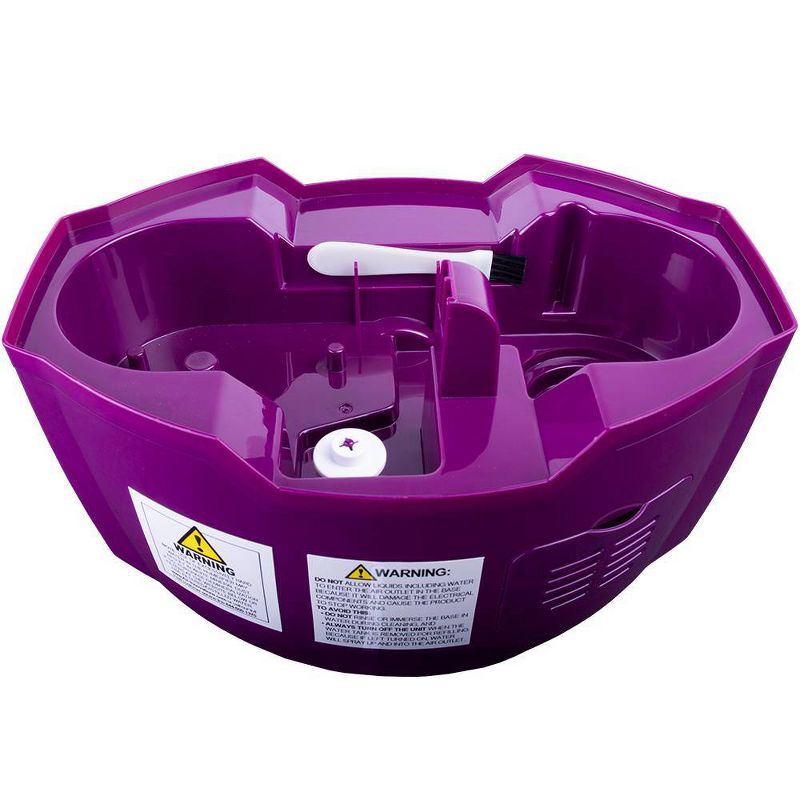 Air Innovations 1.37 Gal Ultrasonic Cool Mist Humidifier with Aroma Tray Purple