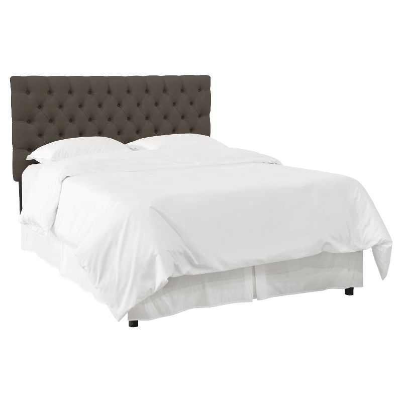 Twin Tufted Headboard - Linen Slate - Nate Berkus™