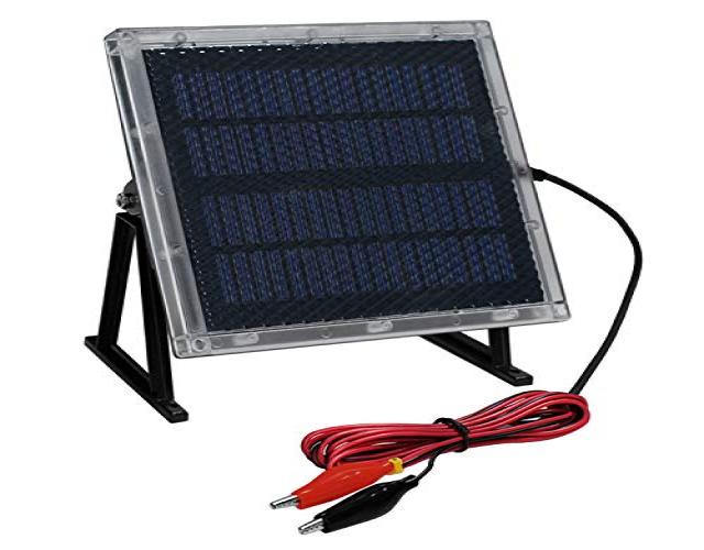 12-Volt Solar Panel Charger for 12V 8Ah APC Back-UPS 400I SLA Battery