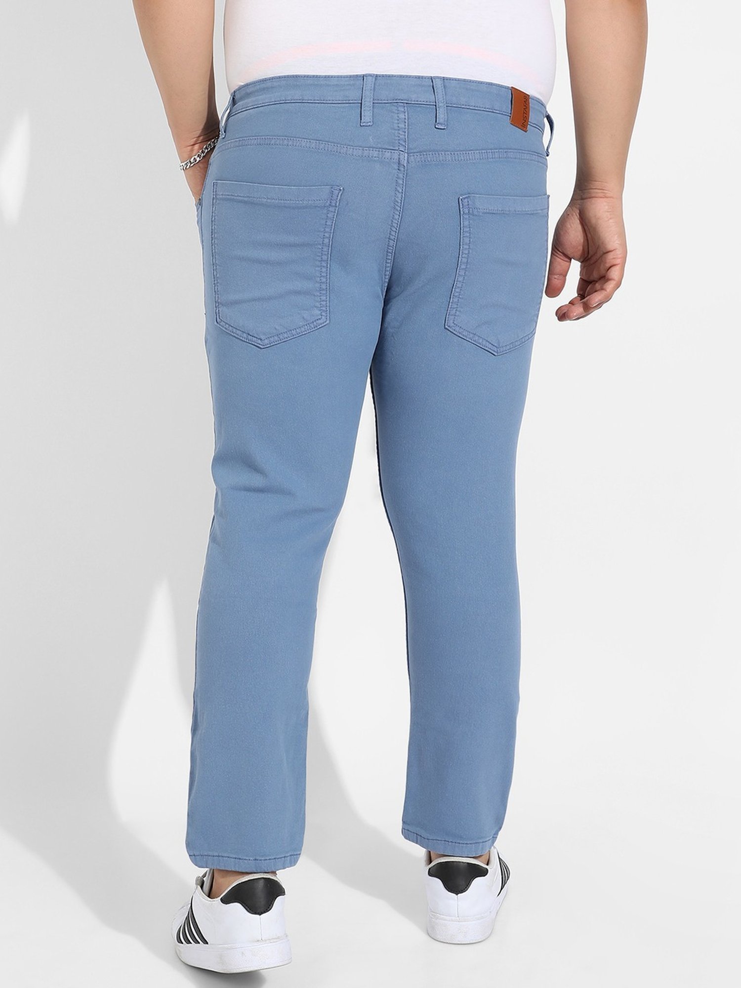 Instafab Plus Blue Regular fit Plus Size Jeans