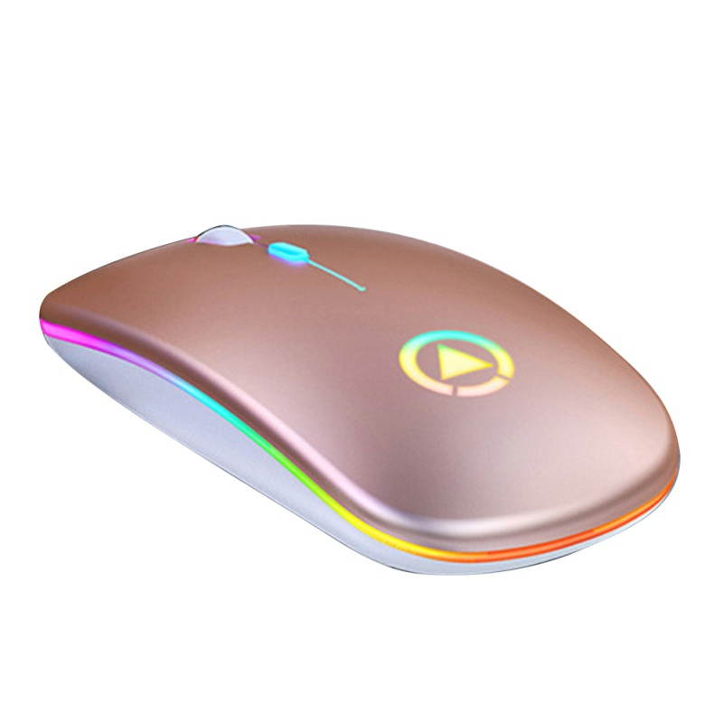 Rechargeable Wireless Silent Colorful LED Mice Optical Ergonomic Gaming Mouse
