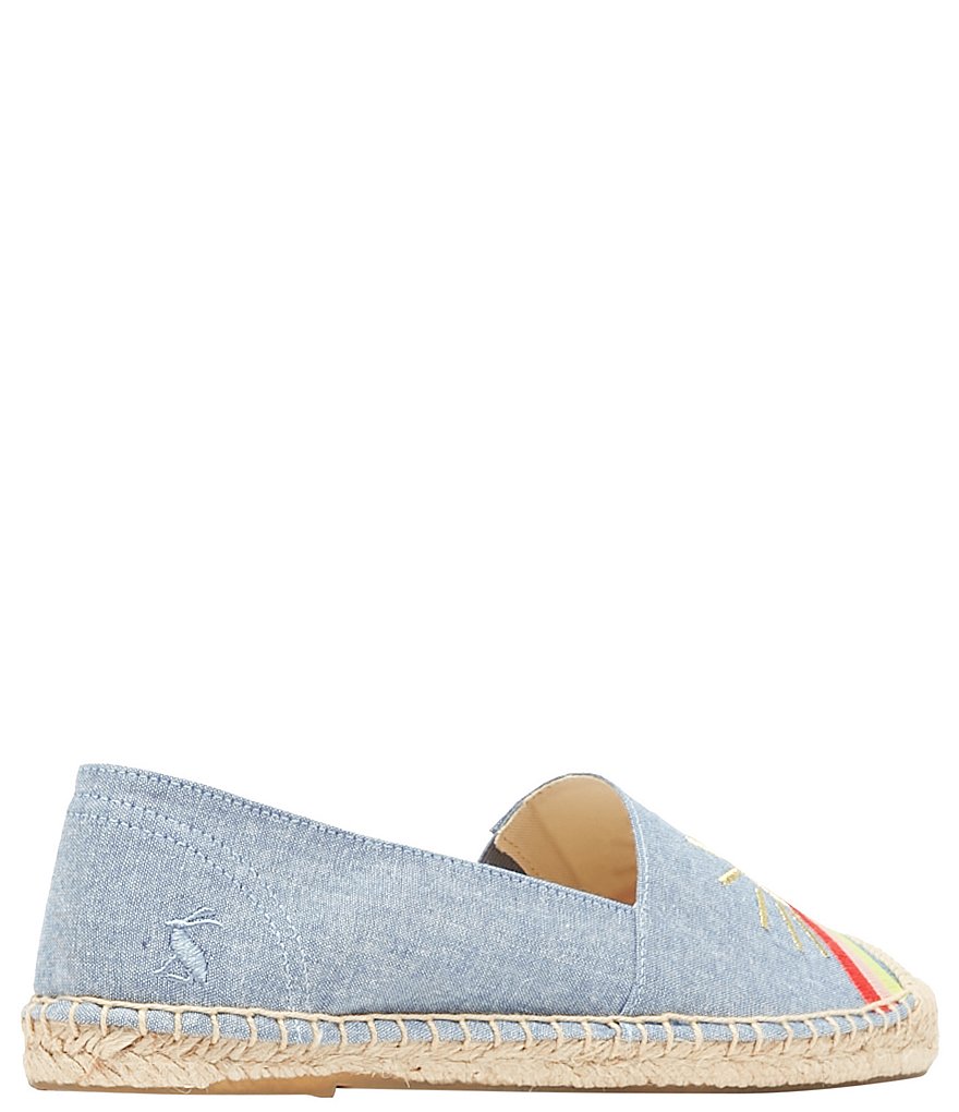 Joules Shelbury Rainbow Embroidered Slip-On Espadrilles