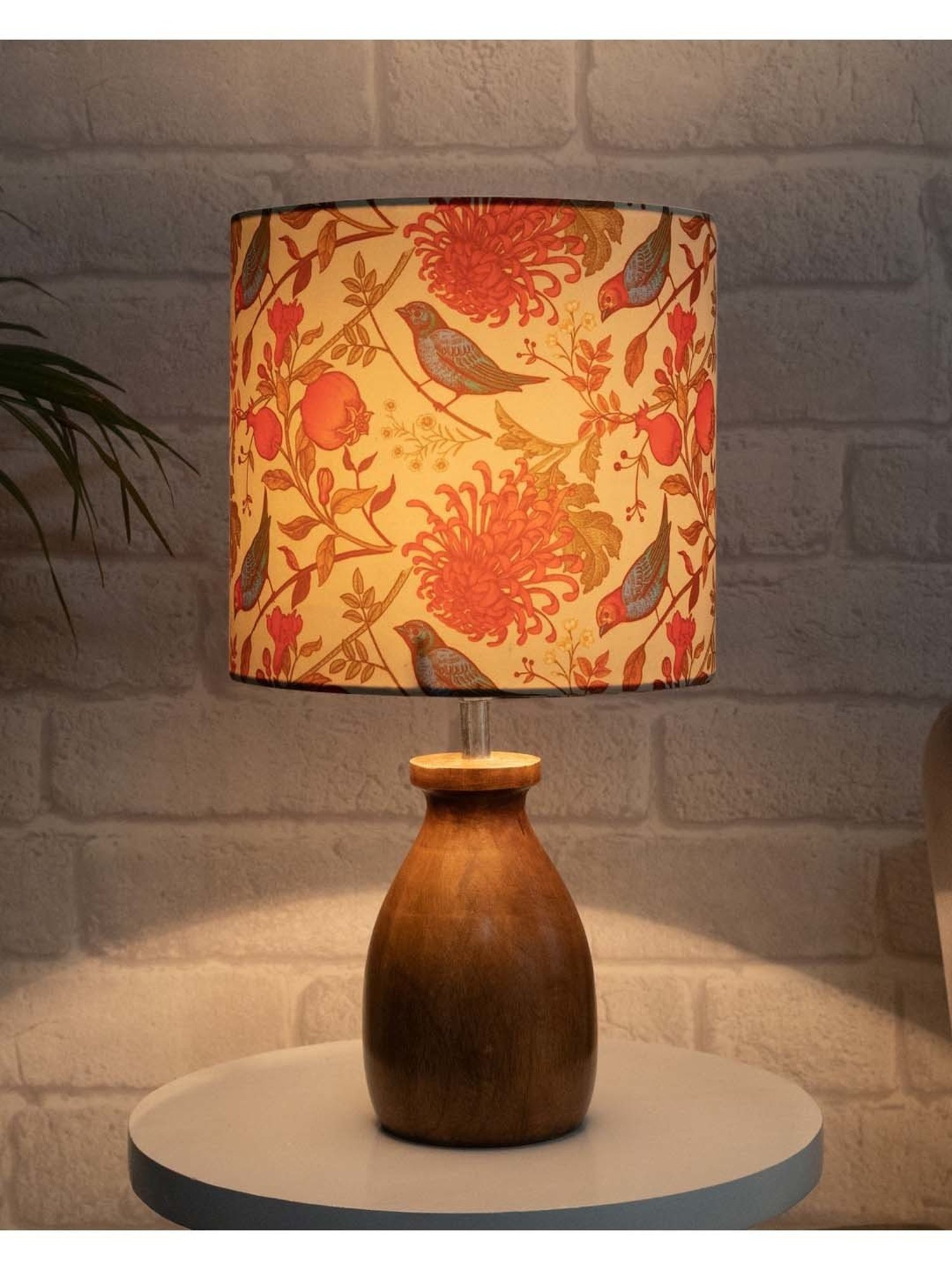 Homesake 'Modern' Multicolor Wood Table Lamp with Base - Set of 1