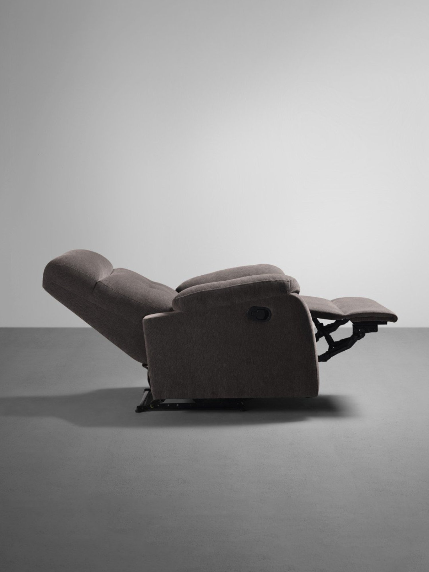 Durian Berry Black Premium Leatherette 2 Seater Sofa