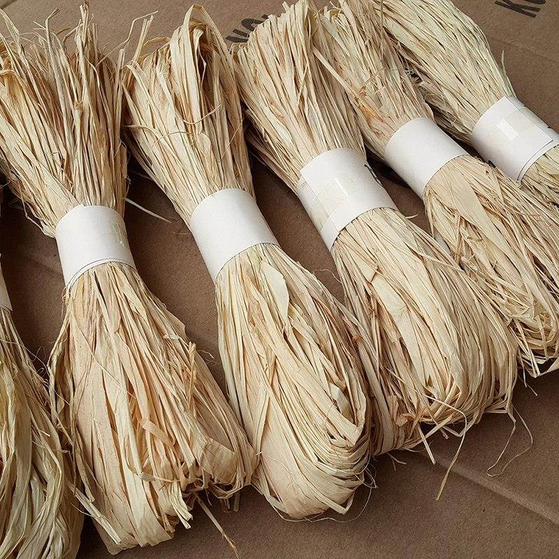 1 pc/set DIY Wedding Invitation Gift Packing Rope Raffia Natural Rope Natural Raffia Rope Wedding Party Decor 30g