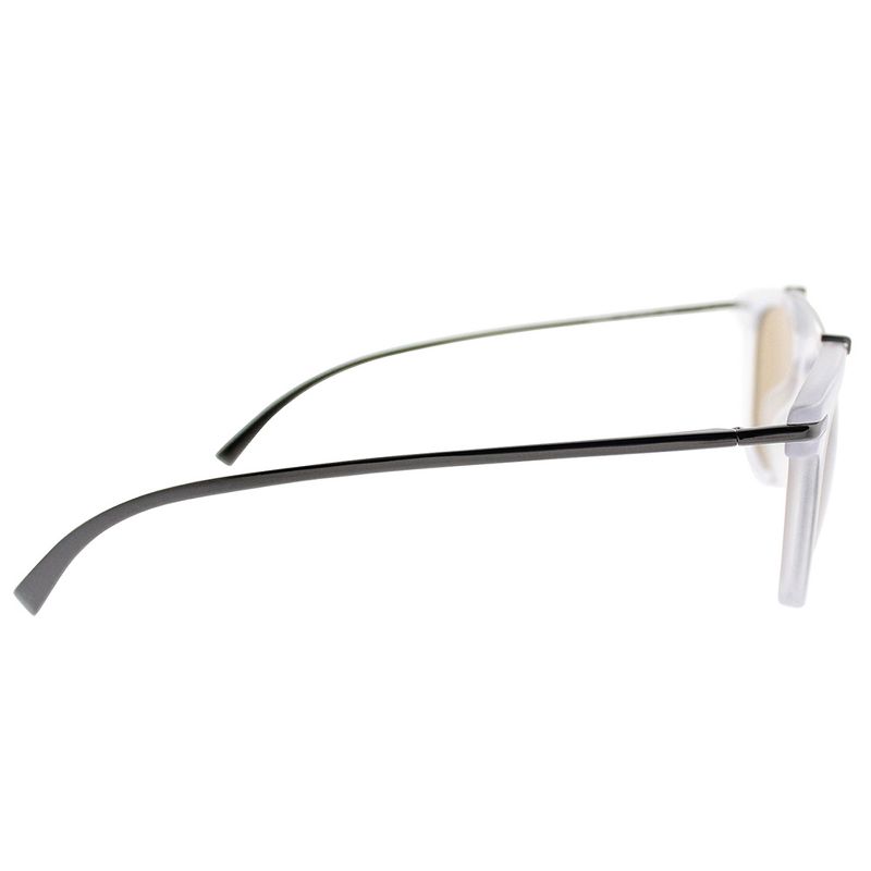 Salvatore Ferragamo  112 Unisex Square Sunglasses Matte Crystal 54mm