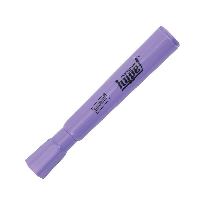 Staples Hype Tank Highlighters Chisel Purple Dozen (28558) 1780938
