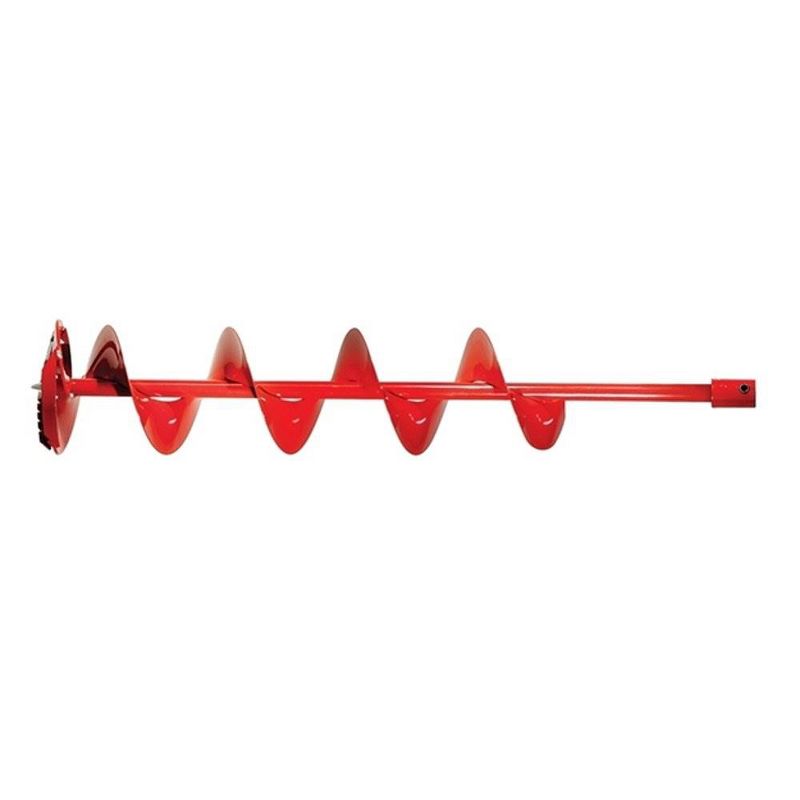 Eskimo QT8N Ice Fishing 8 Inch Quantum Steel Blade Ice Auger Bit Attachment, Red