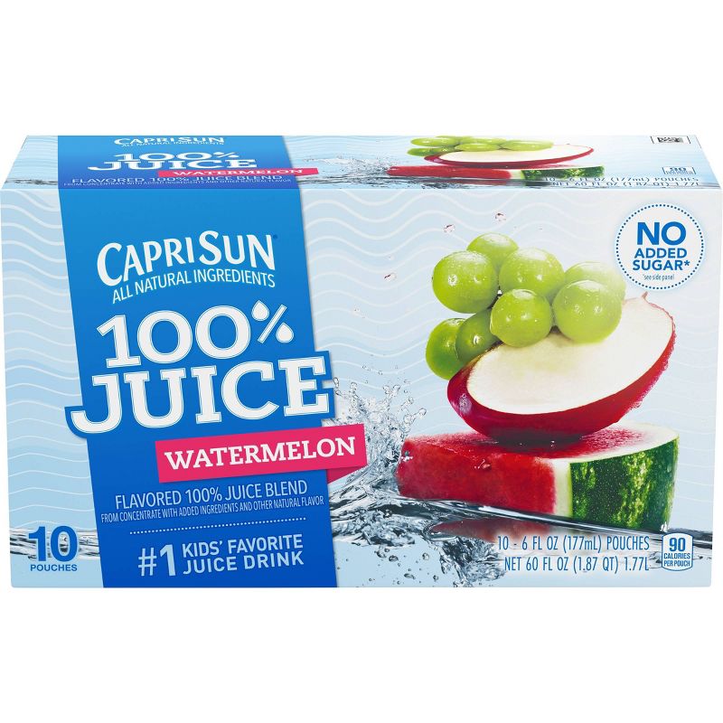 Capri Sun Watermelon - 10pk/6 fl oz Pouches