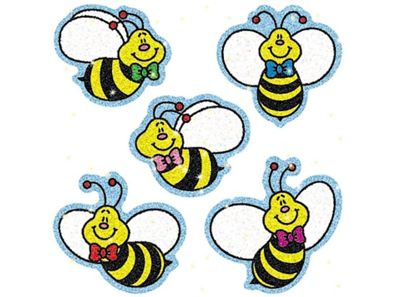 CARSON-DELLOSA Bees Dazzle Stickers 2902