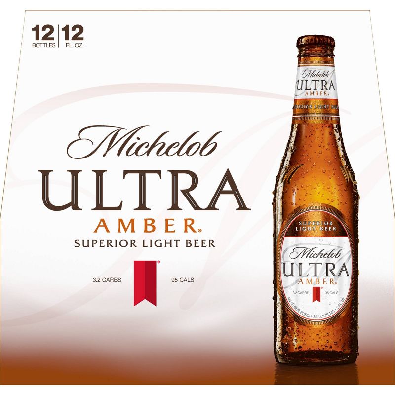 Michelob Ultra Amber Light Beer - 12pk/12 fl oz Bottles