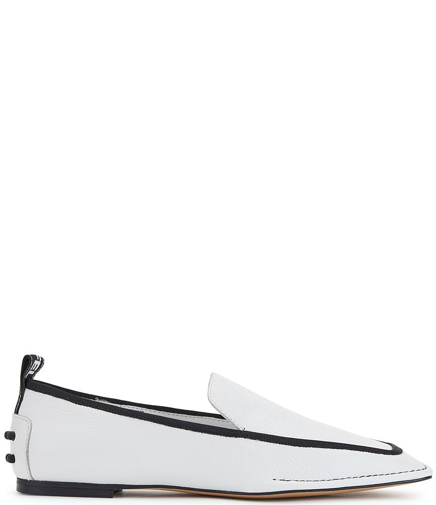 Jack Rogers Blair Pointed Toe Bow Leather Flats