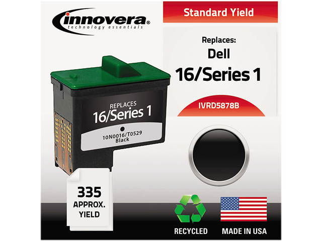 Innovera D5878B Black Compatible Remanufactured T0529/N5878 (Series 1) Ink Black