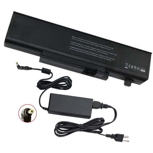Lenovo Ideapad Y550 4186 Laptop Battery and 65 Watt Adapter - Premium Powerwarehouse 6 Cell Battery and 65 Watt Adapter Combo