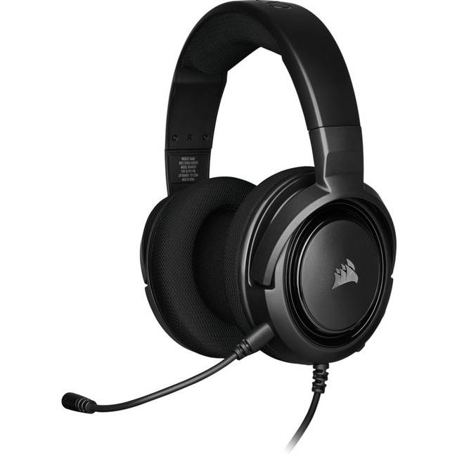 Corsair HS35 - Stereo Gaming Headset - Memory Foam Earcups - Headphones work with PC, Mac, Xbox One, PS4, Switch, iOS and Android - Carbon