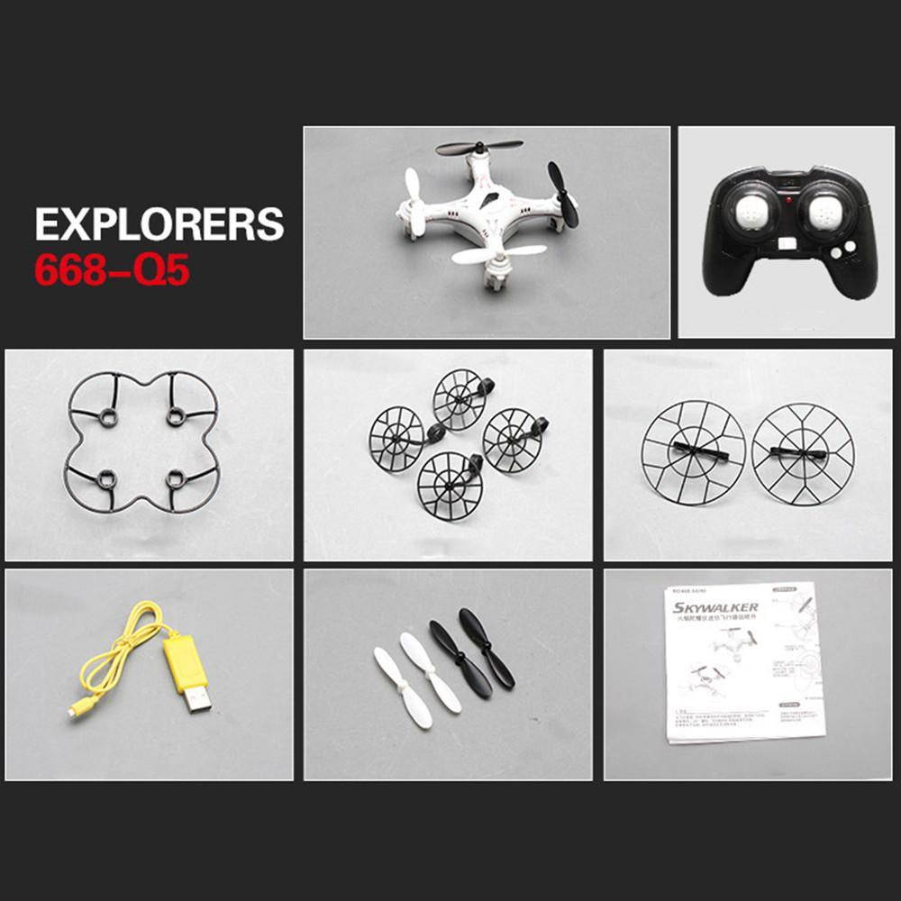 668-Q5 Remote Control Toys 4in1 4Axis RC Quadcopter Quad Copter Mini Helicopters Drone  Red