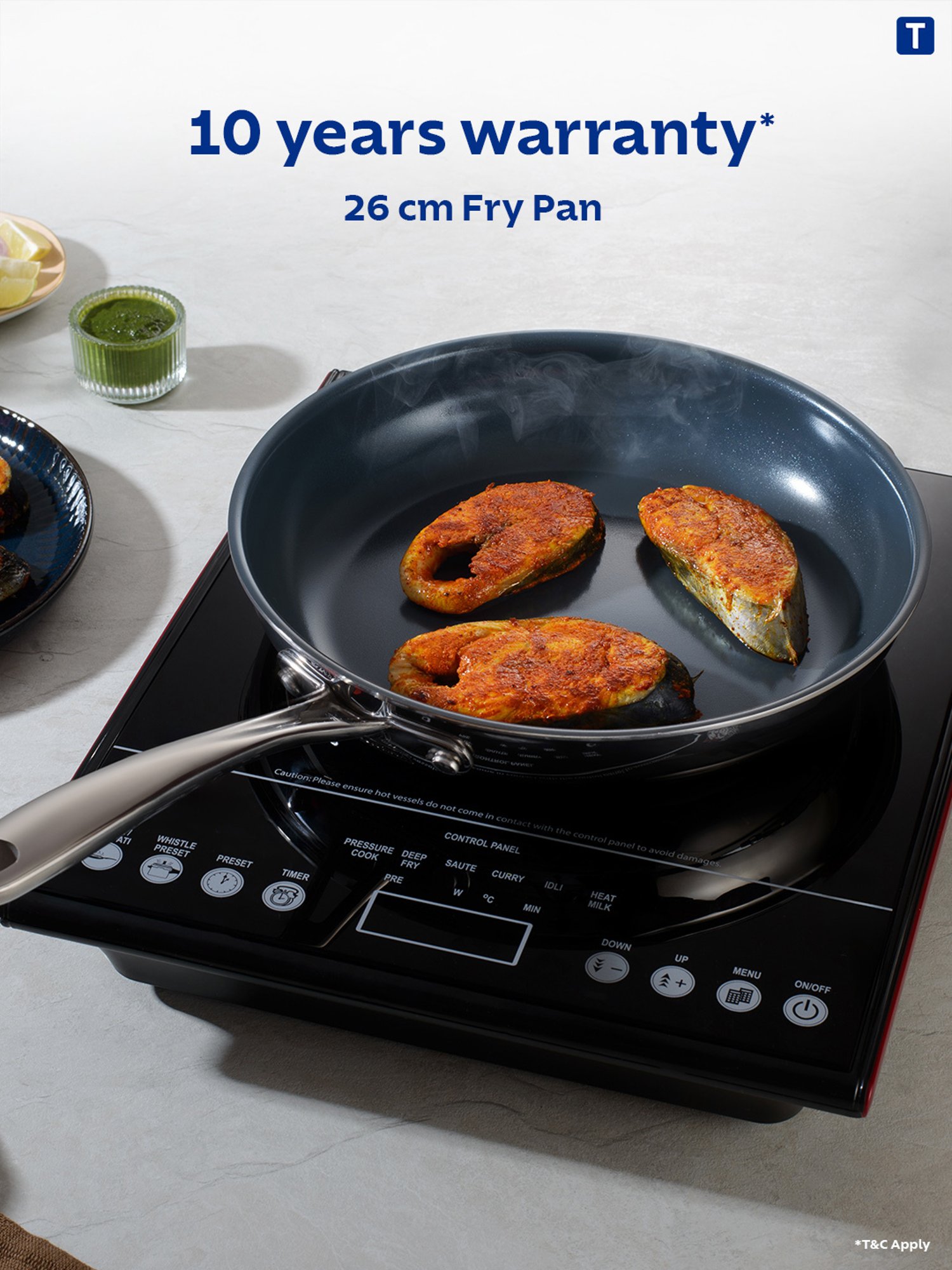 HAZEL Silver Induction Bottom Tope Stainless Steel Patila - 17.7 cm (2500 ml)