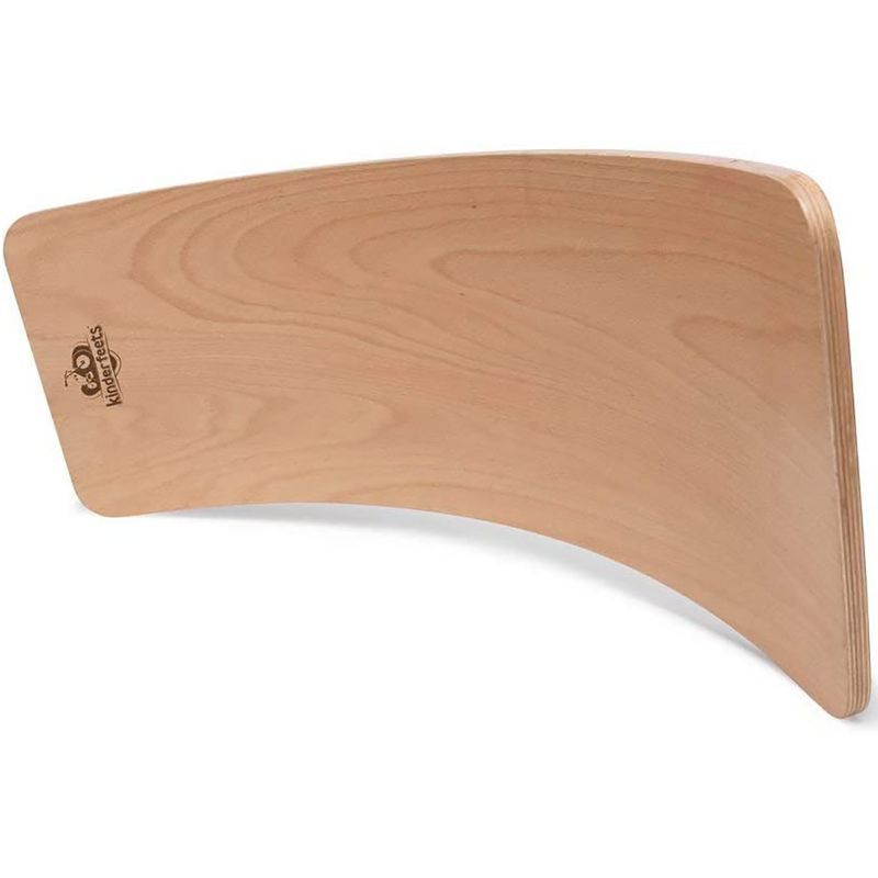 Kinderfeets Original Kinderboard Versatile Waldorf Wooden Balance Board for Toddlers, Teens, and Adults, Natural (2 Pack)