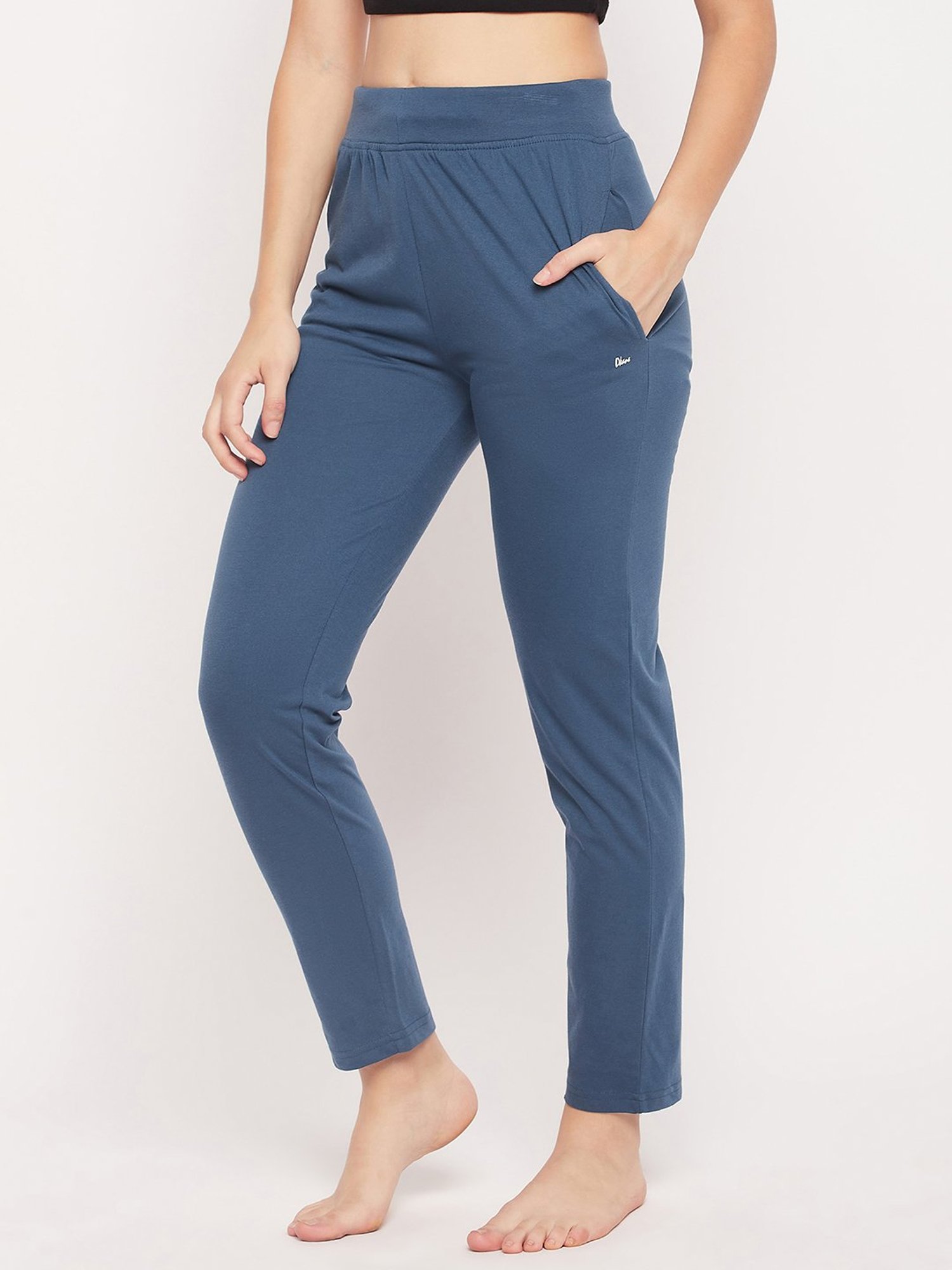 Okane Blue Mid Rise Lounge Pants