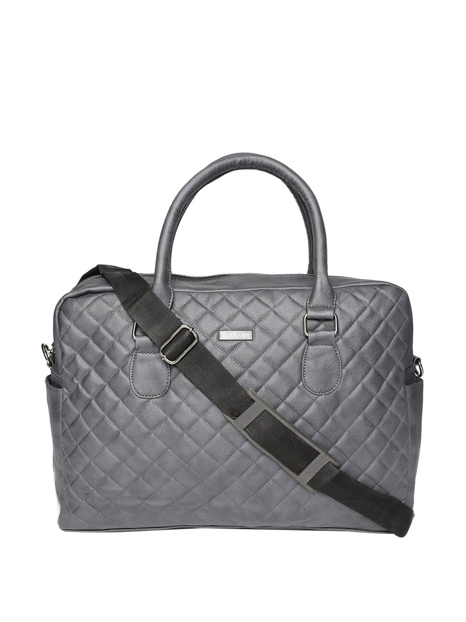 Bad Habit Grey Medium Messenger Bag