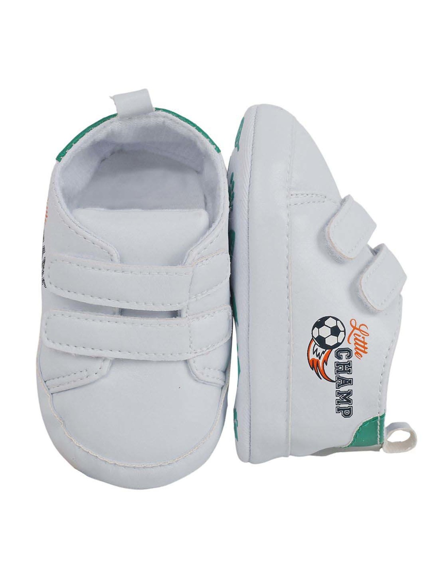 Baby Moo Kids White Casual Booties