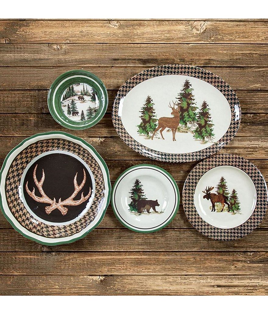 HiEnd Accents Bear Melamine Bowl, Set of 4