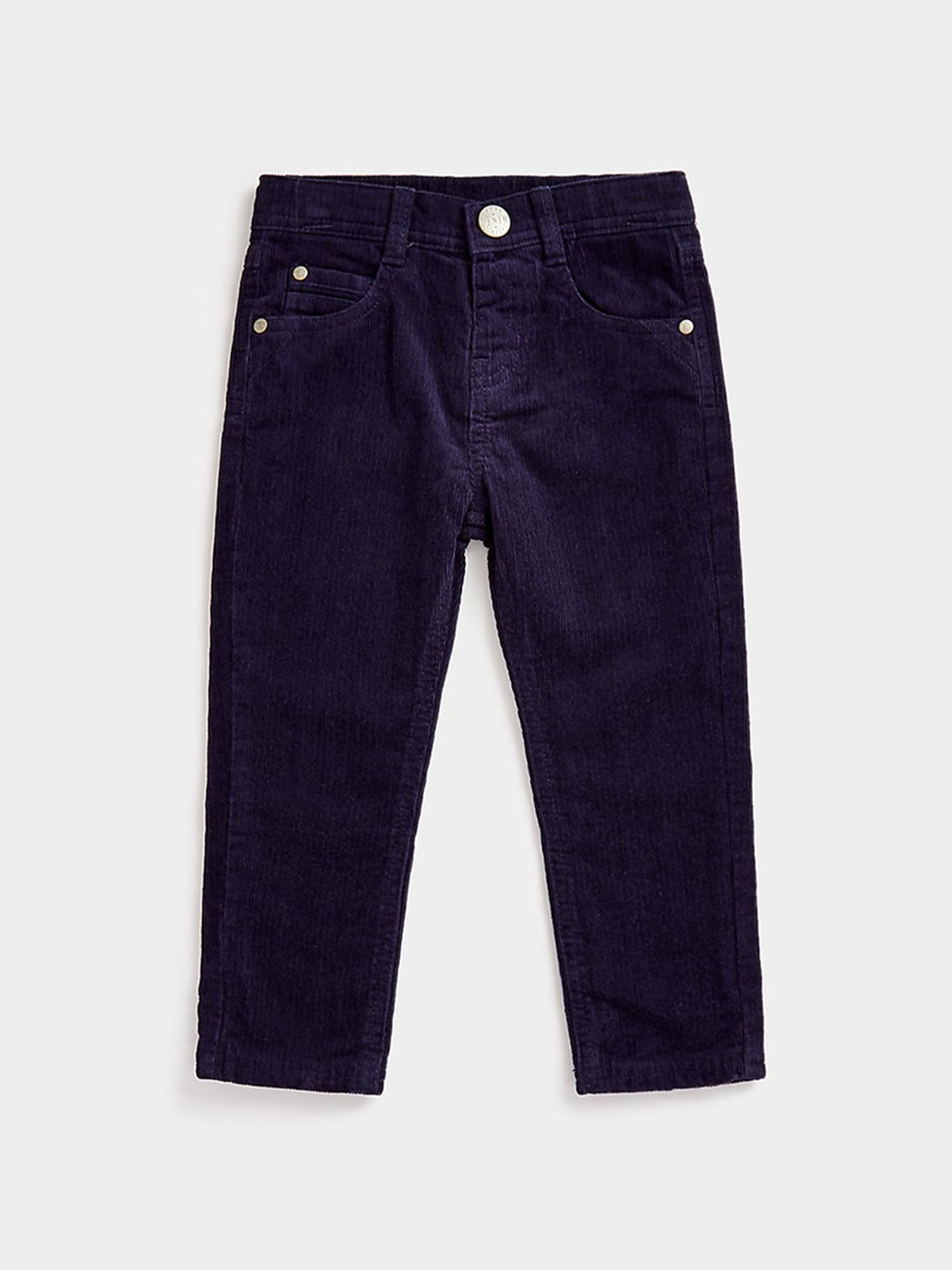 Plum Tree Boys Black Printed Joggers