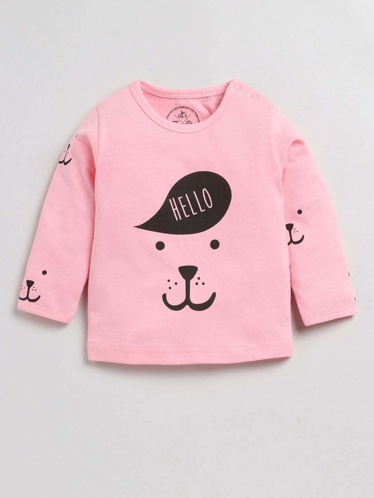 Clt.s Boys Light Blue Printed T-Shirt with Pants