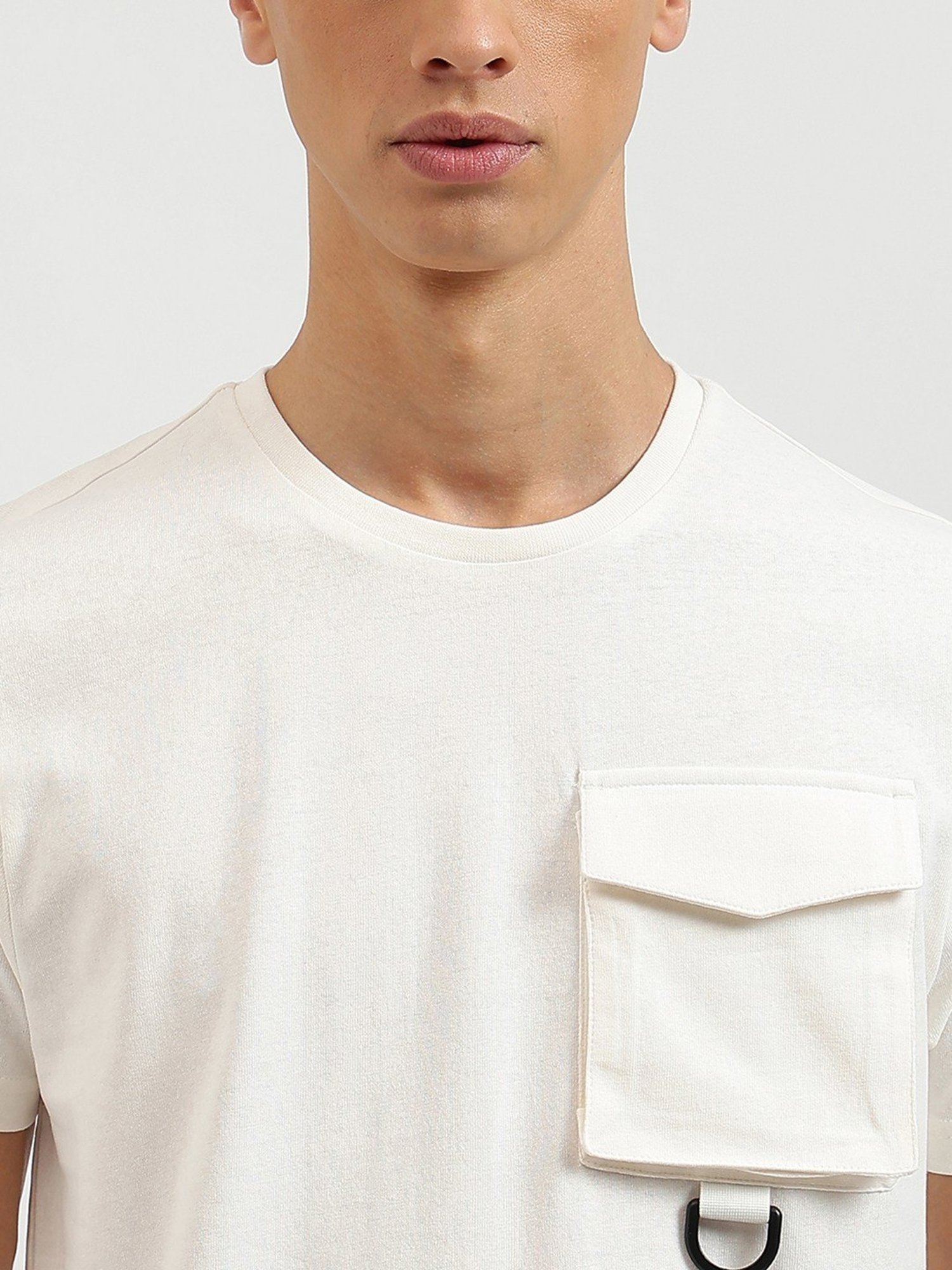 United Colors Of Benetton Beige Relaxed Fit T-Shirt