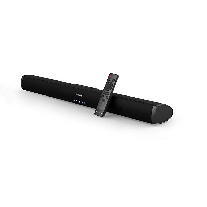 Sound Bars for TV,  Wired and Wireless Bluetooth 5.0 TV Stereo Speakers Soundbar 32&rsquo;&rsquo; Home Theater Surround Sound System Optical/Coaxial/RCA Connection, Wall Mountable