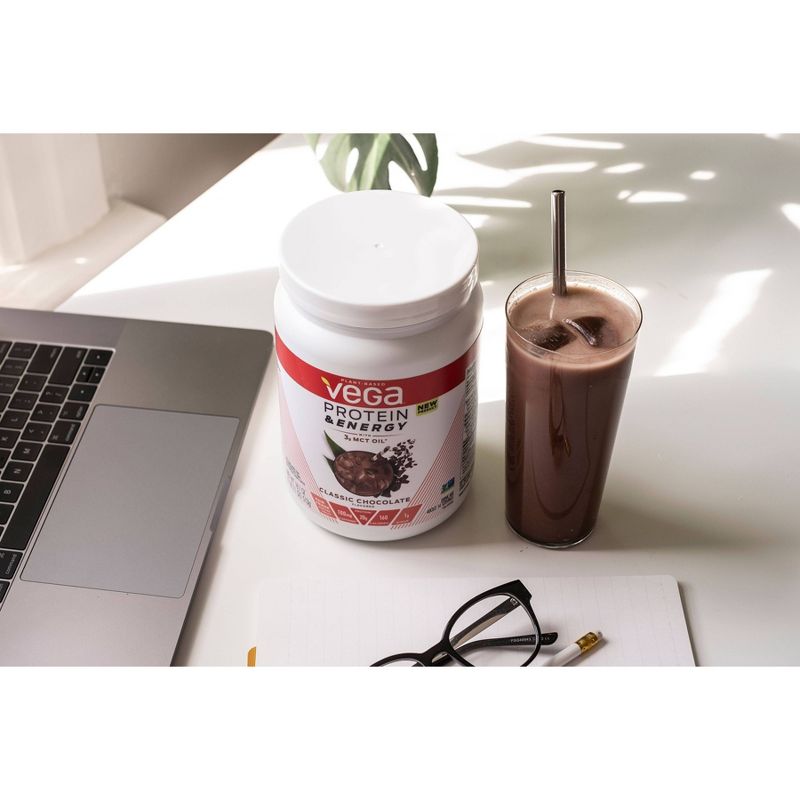 Vega Protein & Energy Vegan Protein Powder - Classic Chocolate - 18.1oz