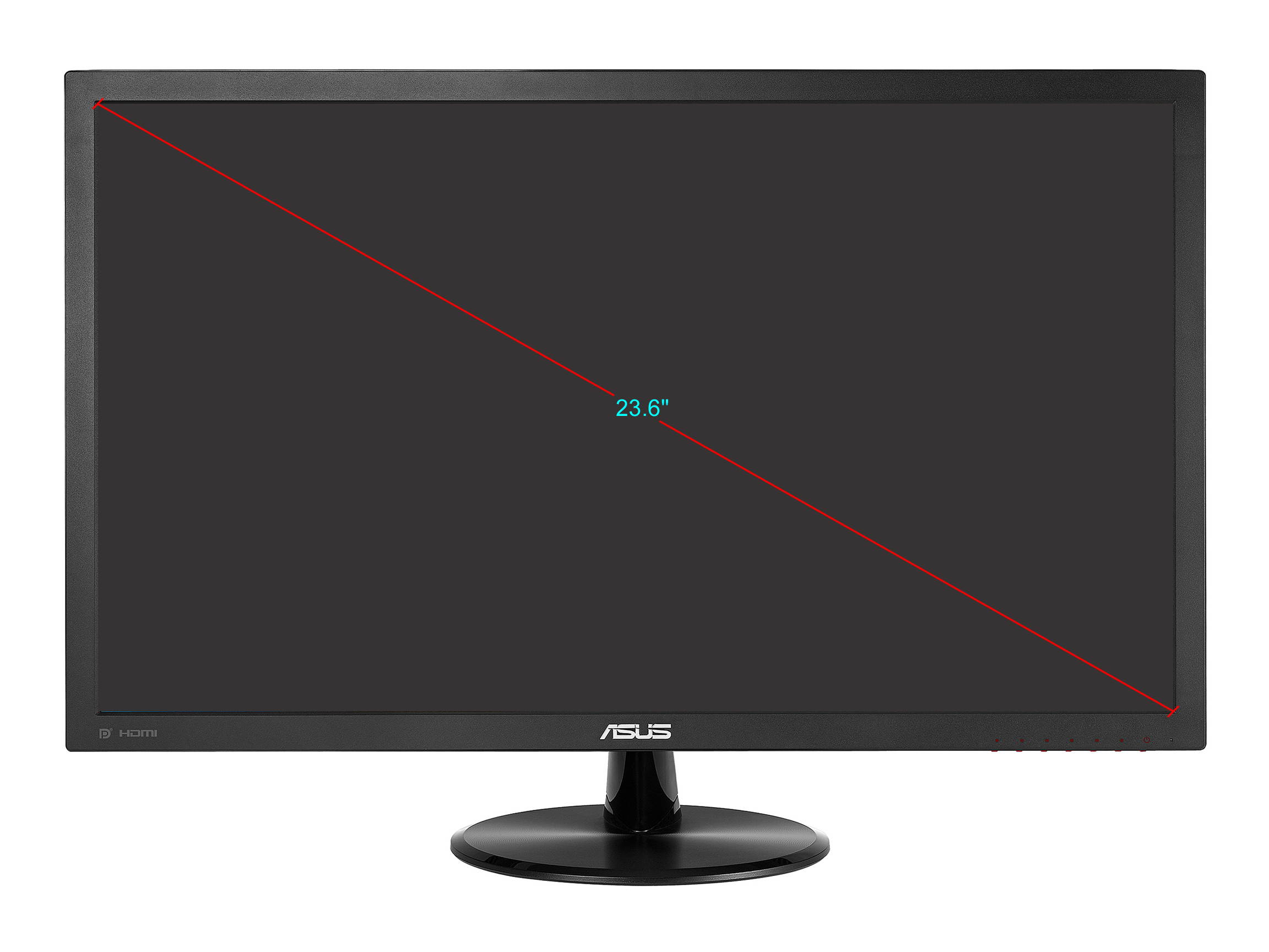 ASUS VP247QG 24" (Actual size 23.6") Full HD 1920 x 1080 1ms DP HDMI VGA Adaptive Sync/FreeSync Eye Care Monitor